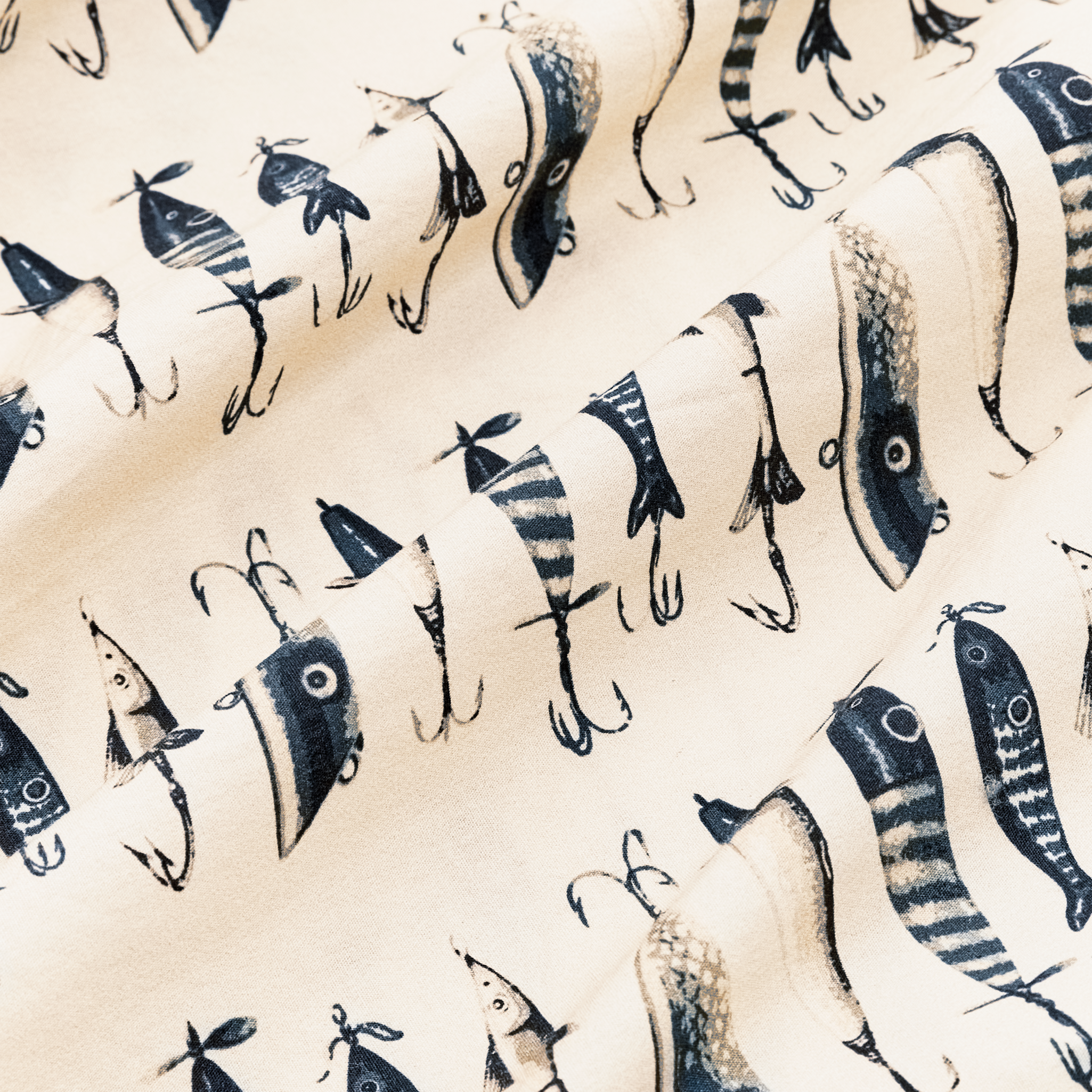 Filson's Washed Short Sleeve Feather Cloth Shirt - Natural / Lures - Image 6