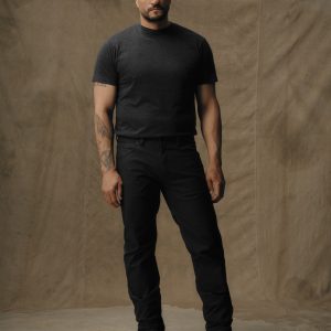 Dry Tin Cloth 5-pocket Pants - Raven