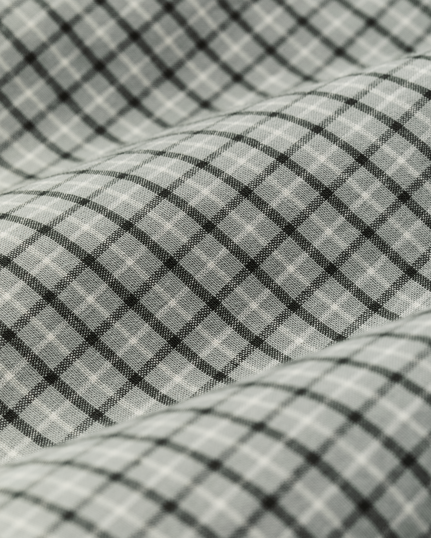 Twin Lakes Sport Shirt - Gray / Olive Check - Image 4