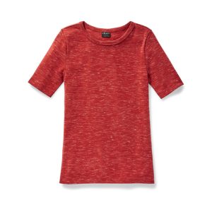 Women's Neah Bay Crewneck Shirt - Brick Heather