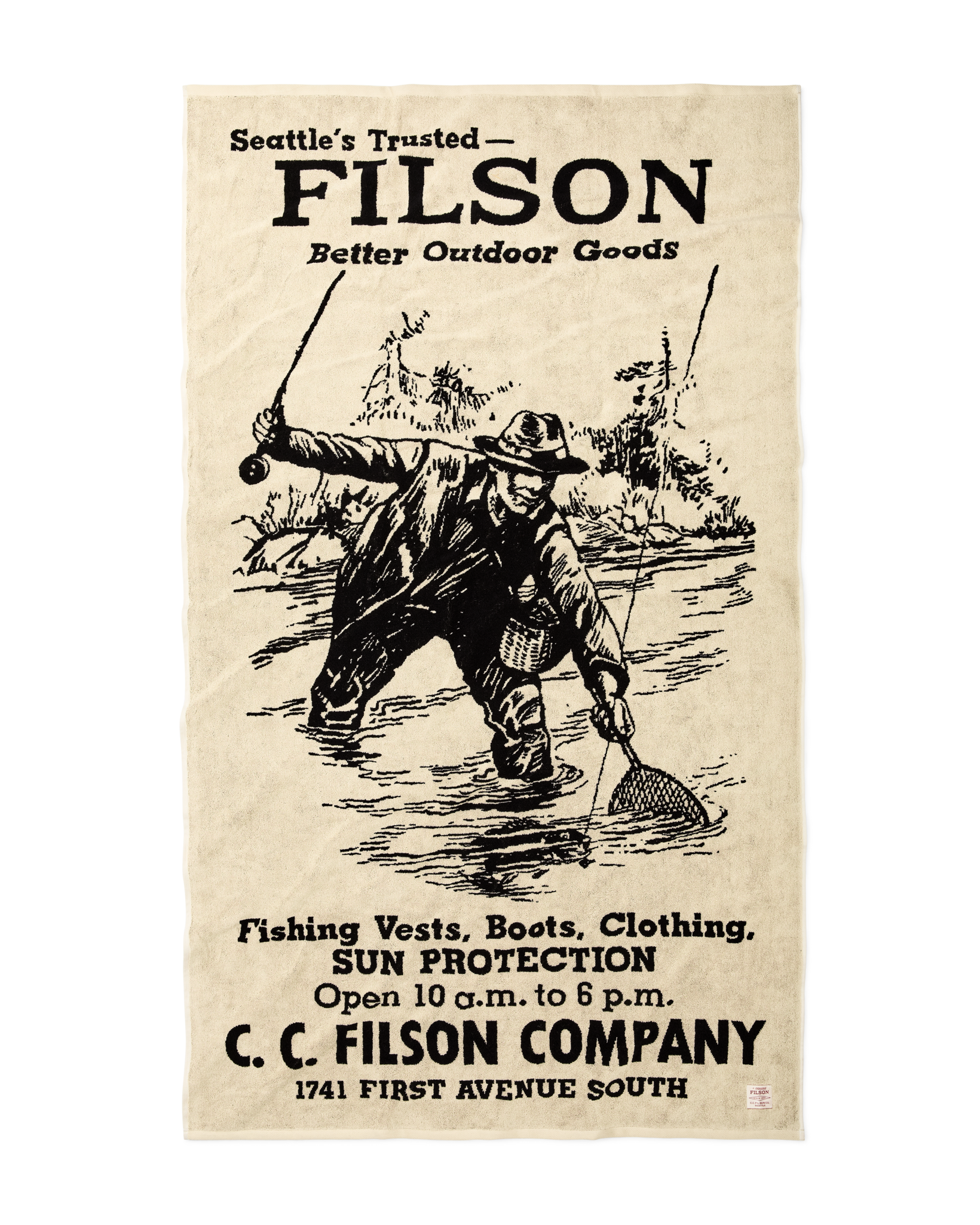 Filson Towel - Tan / Fishing