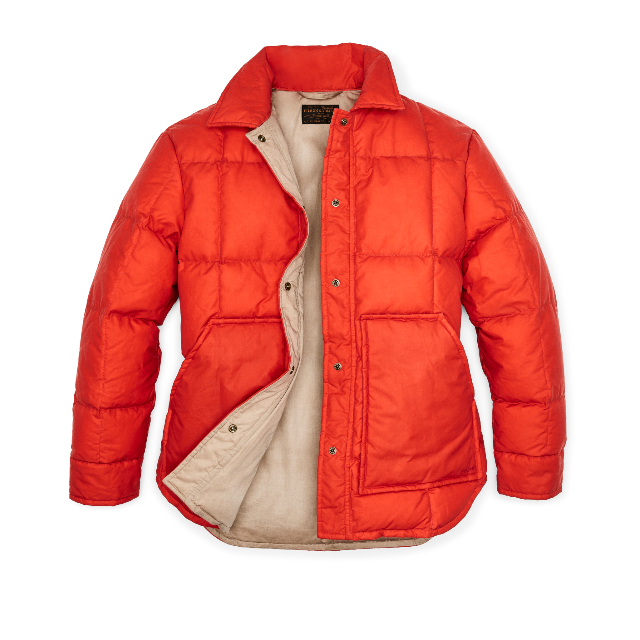Women's Waxed Down Barn Coat - Campfire - Image 16