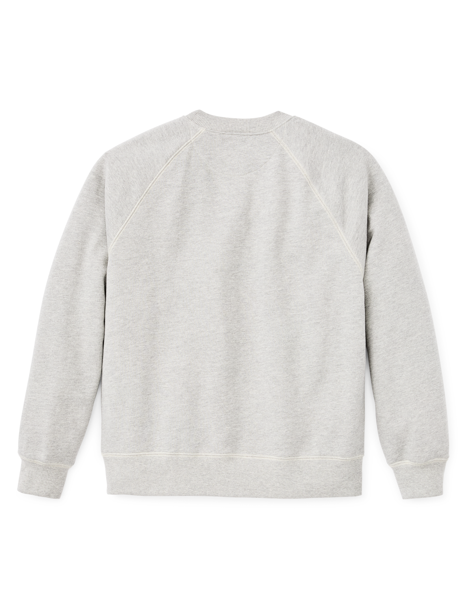 Quarter-zip Terry Sweatshirt - Heather Gray - Image 2