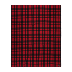Mackinaw Wool Blanket - Red / Black Heritage Plaid