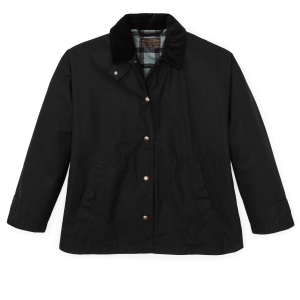 Women's Harbor Front Waxed Jacket - Black