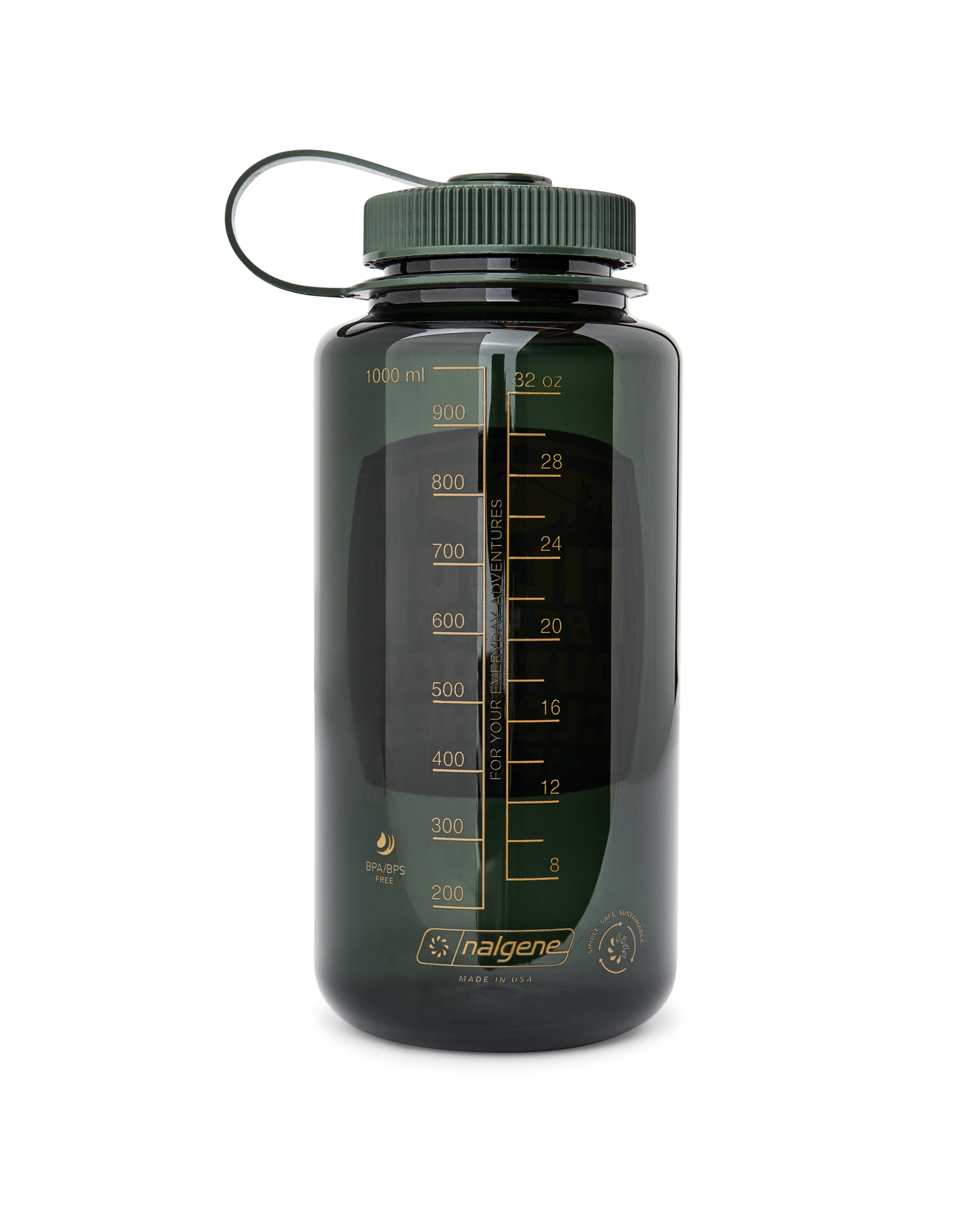 32-oz. Nalgene Bottle - Jade / Vintage Seal - Image 2
