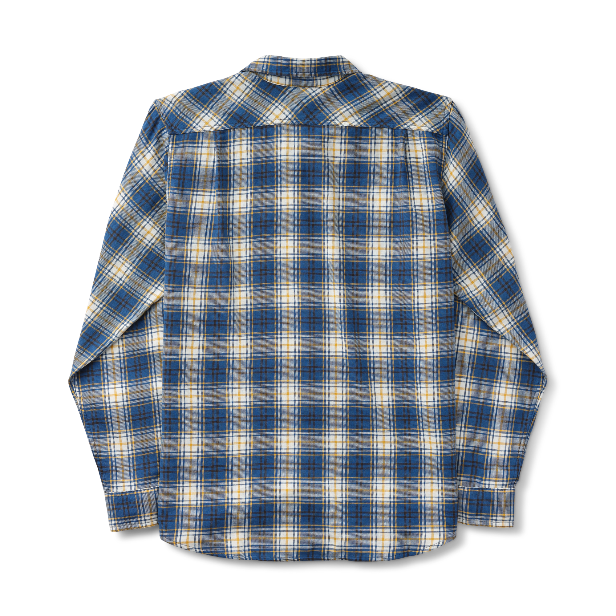 Scout Shirt - Blue/gold/white Plaid - Image 3