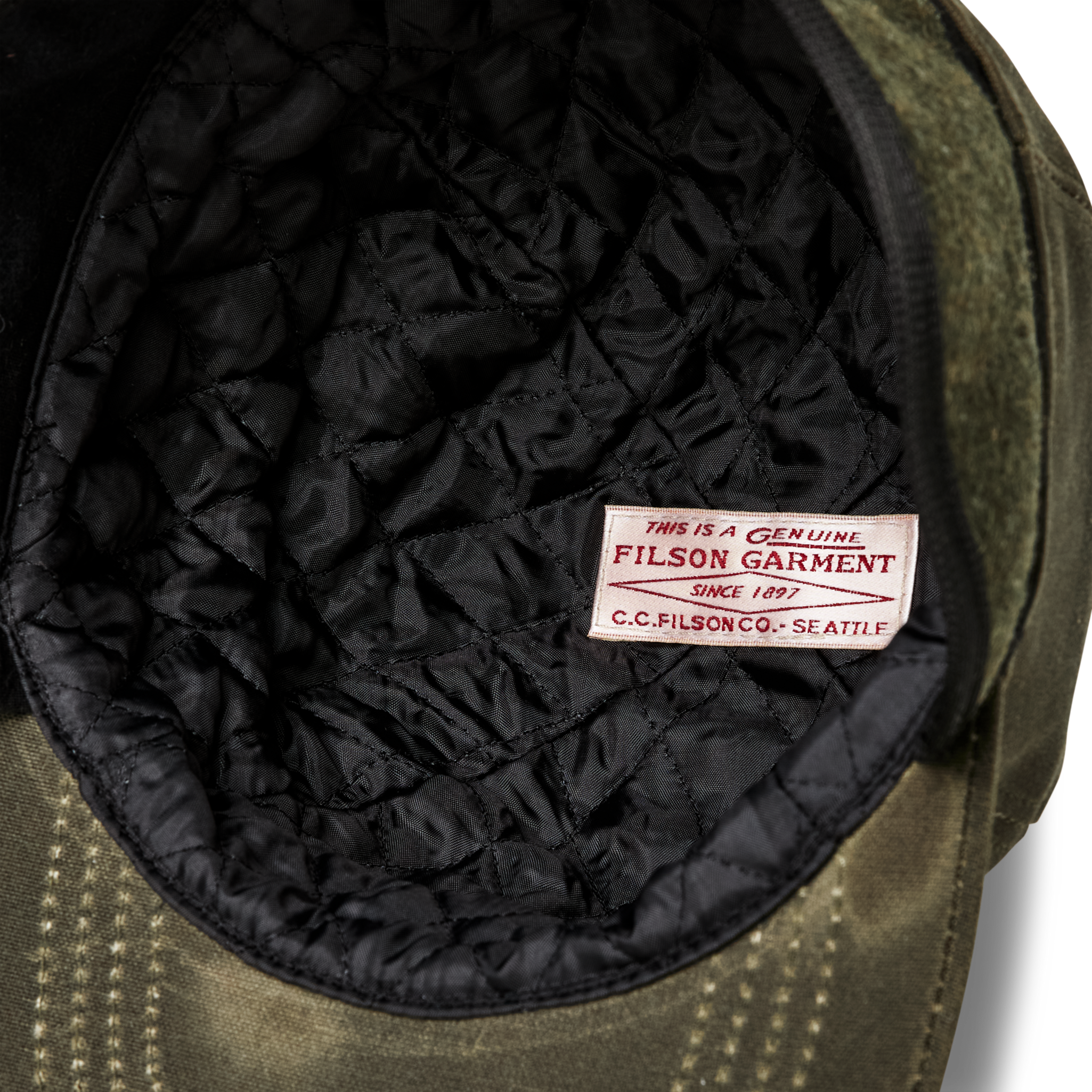 Insulated Tin Cloth Cap - Otter Green - Image 4