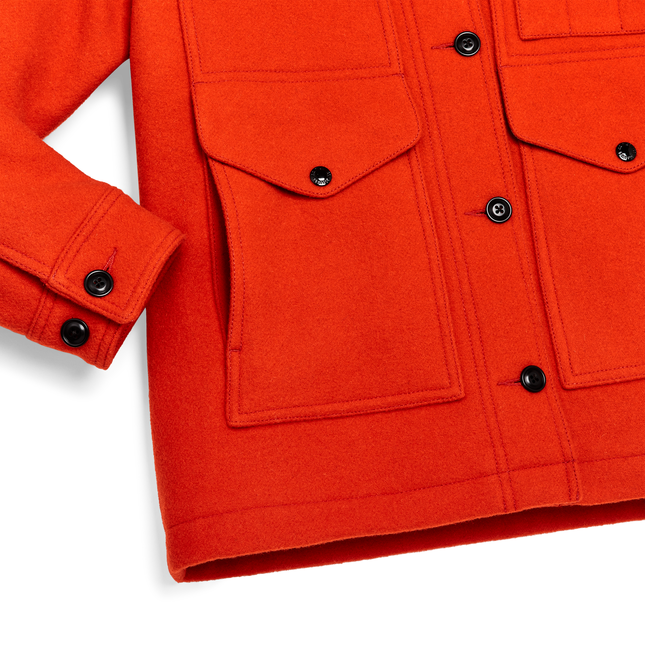 Women's Mackinaw Wool Cruiser Jacket - Flame - Image 5
