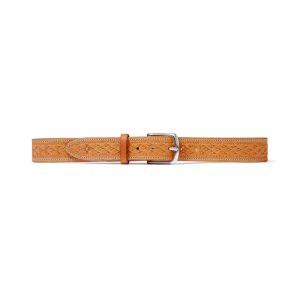 Women's Stamped Belt - Natural