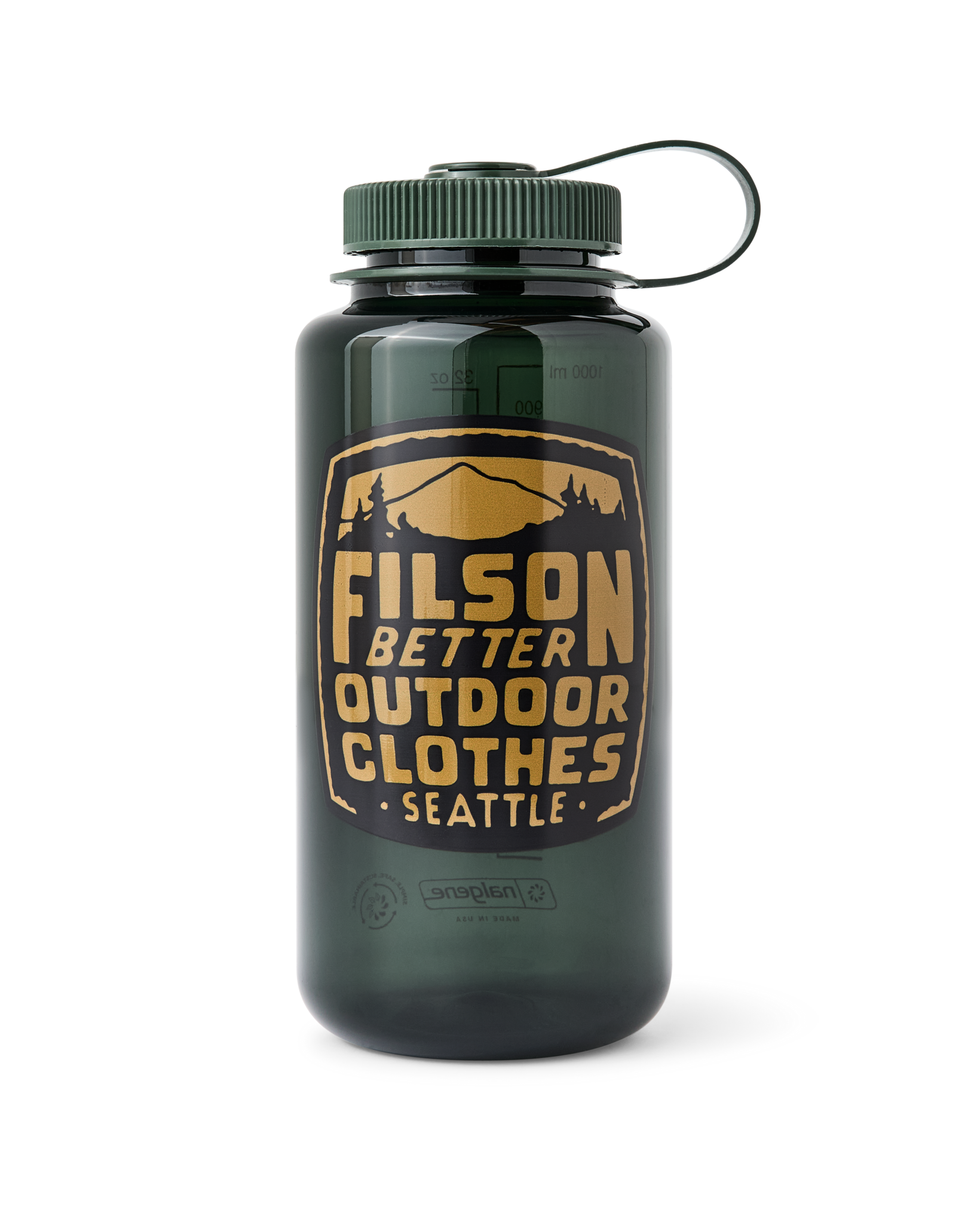 32-oz. Nalgene Bottle - Jade / Vintage Seal