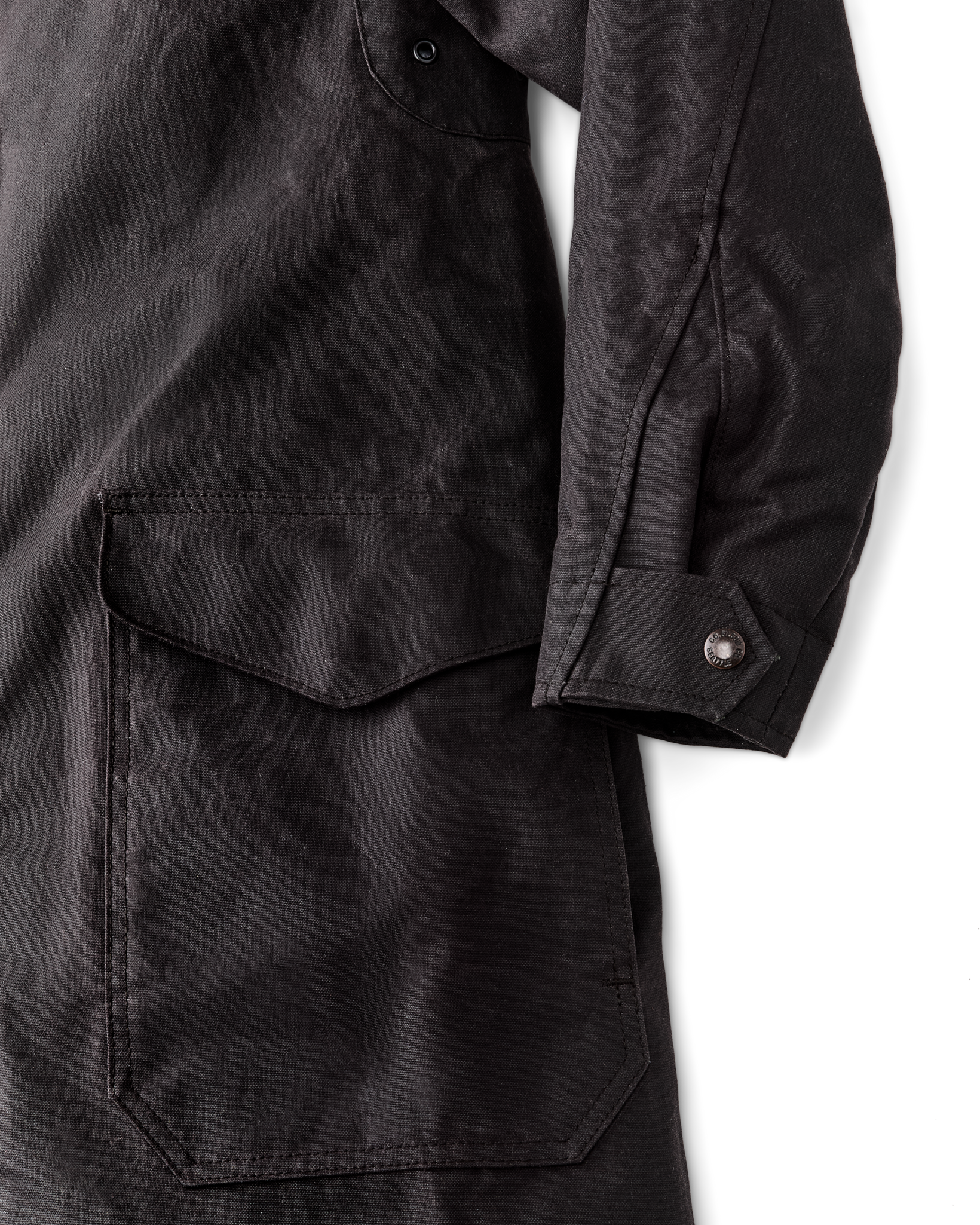 Filson Trench Coat - Cinder - Image 6