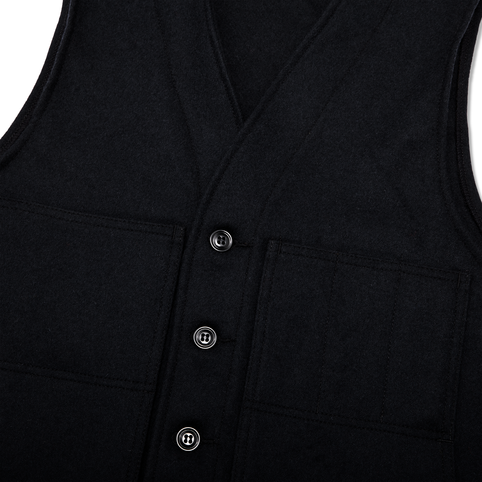 Mackinaw Wool Vest - Dark Navy - Image 5