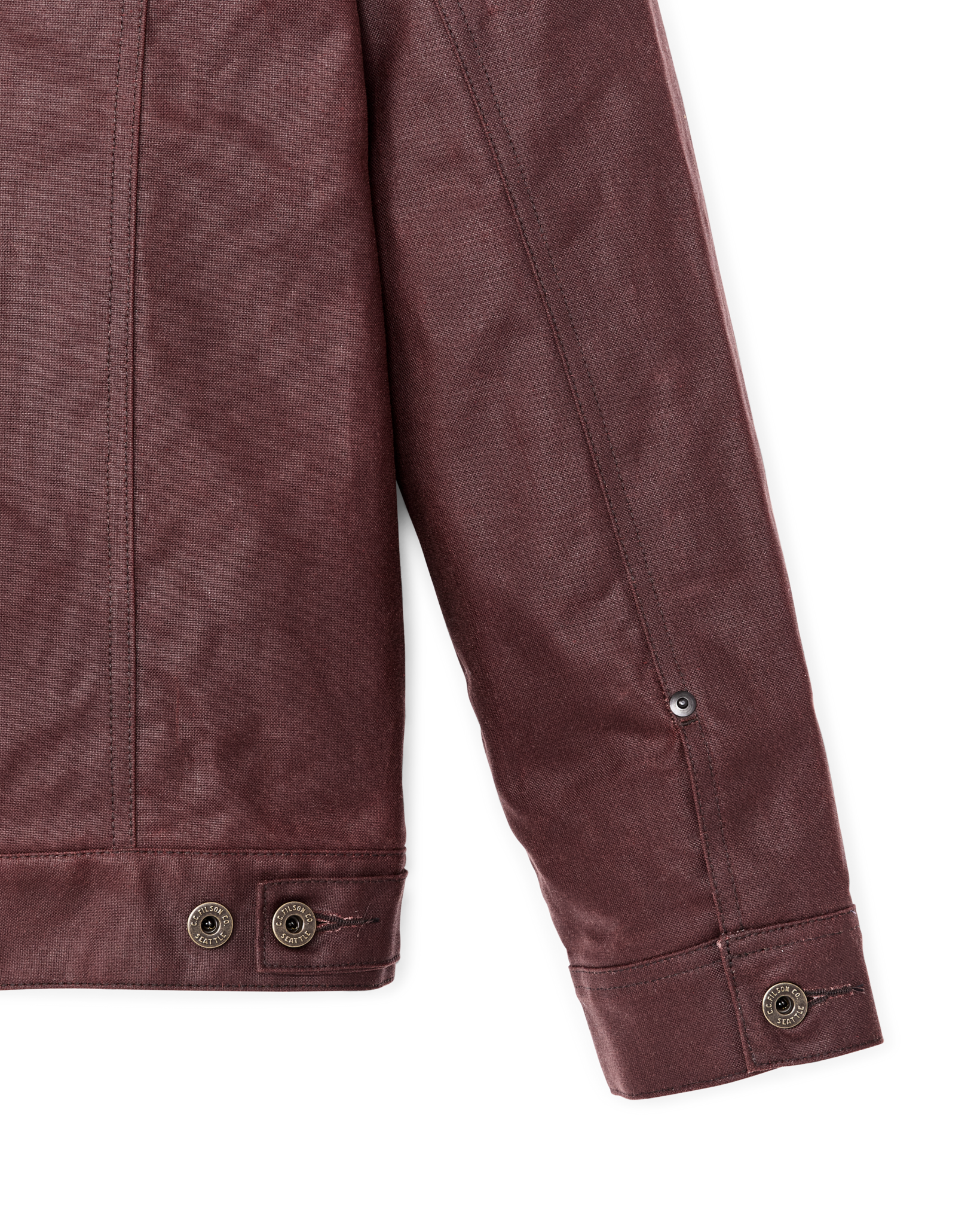 Tin Cloth Short Lined Cruiser Jacket - Fired Brick - Image 8