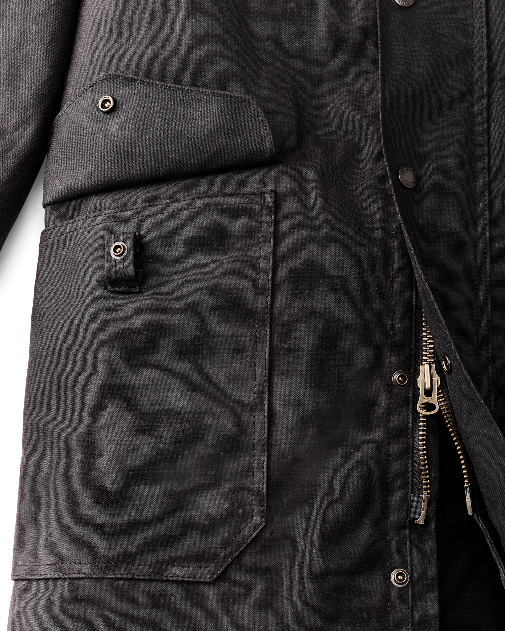 Filson Trench Coat - Cinder - Image 7