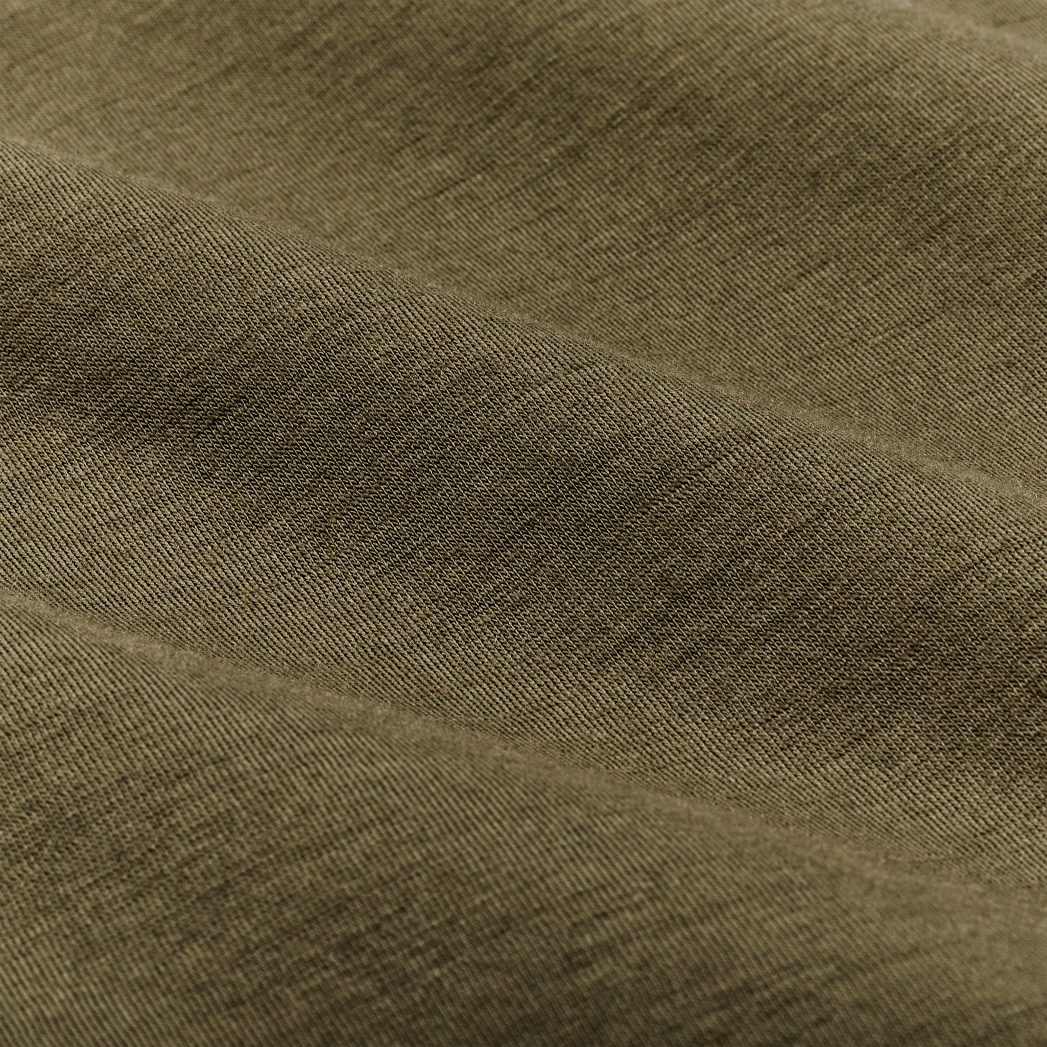 210g Merino Wool Short Sleeve Crewneck - Dark Olive - Image 4